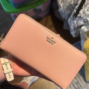 Kate Spade Blush Pink Zip-Around Wallet
